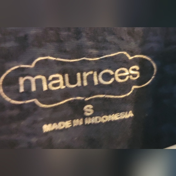 maurices | blue sheer cinched in the back.  Sweater - Picture 3 of 7